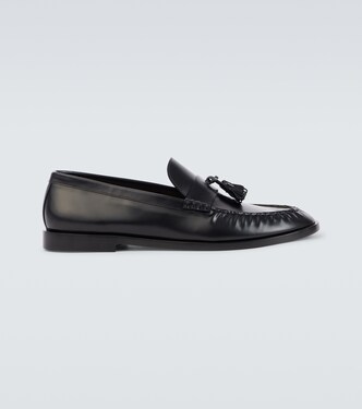 Polished leather loafers | The Row