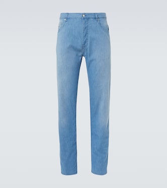 Mid-rise straight jeans | Prada