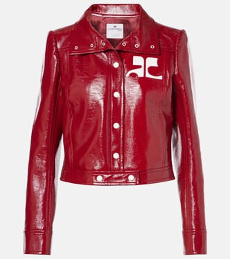 Reedition vinyl jacket | Courrèges