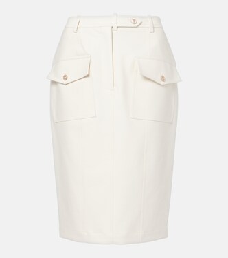 Cotton-blend midi skirt | Tom Ford