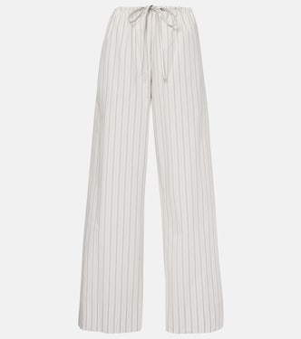 Hypnosta cotton poplin wide-leg pants | The Row