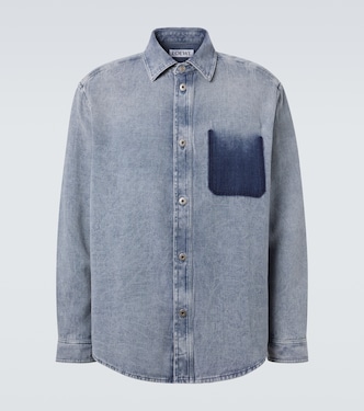 Cotton and linen canvas shirt | Loewe