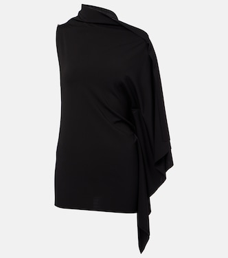 Fiorella asymmetric jersey top | Sportmax