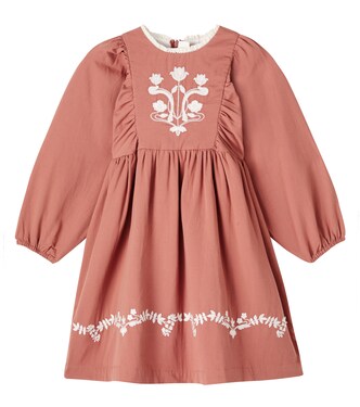 Kana embroidered cotton dress | C'era Una Volta