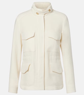 Traveller Mini linen crêpe field jacket | Loro Piana