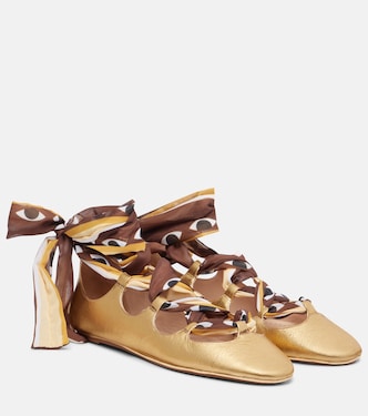 Ballerinas aus Leder | Farm Rio