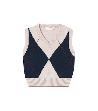 Baby Johannes wool-blend sweater vest | 1 + in the Family