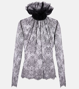 Floral lace top | McQueen