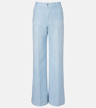 Alina mid-rise wide-leg jeans | Victoria Beckham