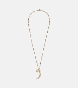 Halskette Protection & La Loba Claw aus 18kt Gelbgold | FoundRae