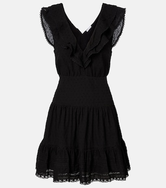 Della ruffled cotton minidress | Poupette St Barth