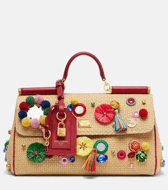 Sicily Medium embellished top-handle bag | Dolce&Gabbana