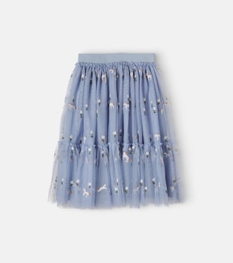 Bestickter Rock aus Tüll | Stella McCartney Kids