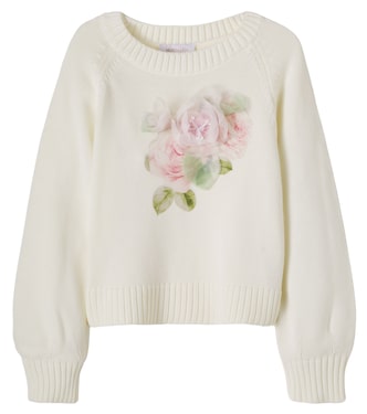 Pull à fleurs | Monnalisa