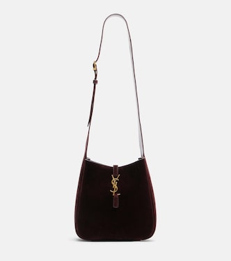 Le 5 à 7 Large suede shoulder bag | Saint Laurent