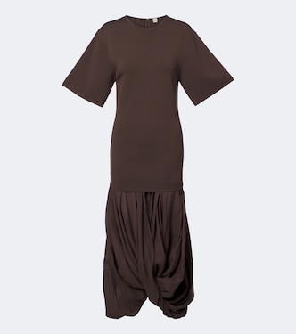 Cocoon jersey midi dress | Toteme