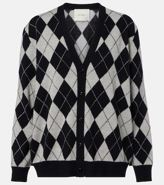 Raelyn argyle cashmere cardigan | Lisa Yang