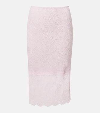 Lace midi skirt | Rotate