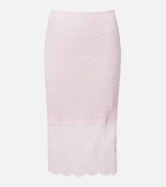 Lace midi skirt | Rotate