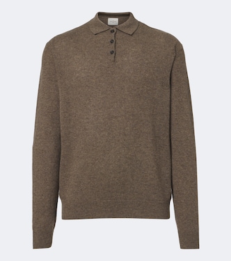 Crete cashmere polo sweater | Le Kasha