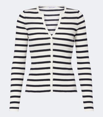 Anwin striped wool cardigan | Veronica Beard