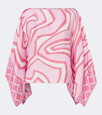 Bluse Labirinto aus Seiden-Twill | Pucci