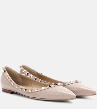 Bailarinas Rockstud de piel | Valentino Garavani