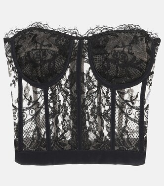 Lace bustier | McQueen