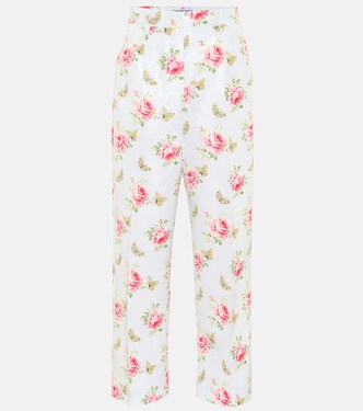 Bedruckte Hose aus Seide | Prada