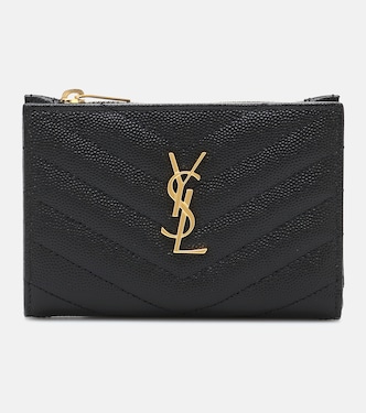 Monogram zipped leather wallet | Saint Laurent