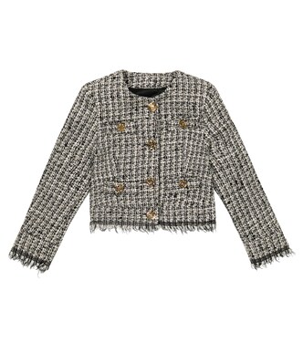 Veste en tweed à ornements | Balmain Kids