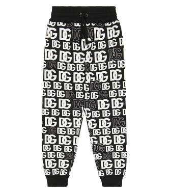 Logo cotton jersey sweatpants | Dolce&Gabbana Kids