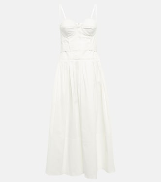 Cotton-blend midi dress | Proenza Schouler
