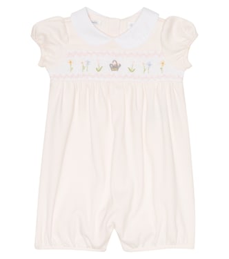 Baby embroidered cotton romper | Polo Ralph Lauren Kids