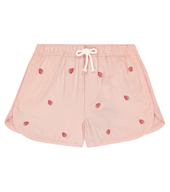 Embroidered cotton shorts | Polo Ralph Lauren Kids