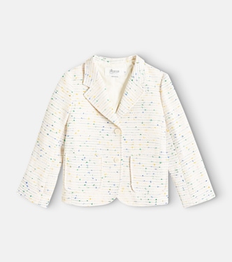 Tomas cotton-blend tweed jacket | Bonpoint