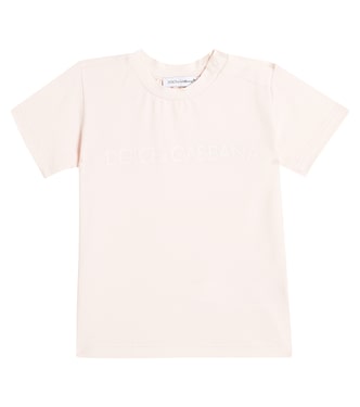 Baby logo cotton-blend jersey T-shirt | Dolce&Gabbana Kids
