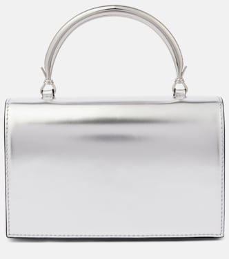 Tote Arc Evening aus Metallic-Leder | Staud
