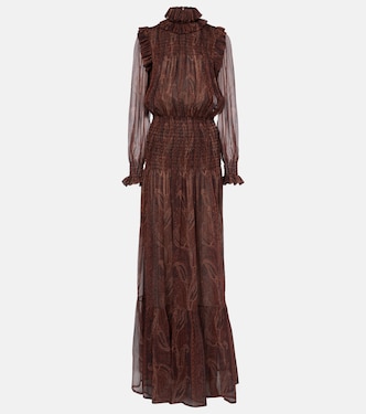 Vestido de fiesta de seda | Saint Laurent