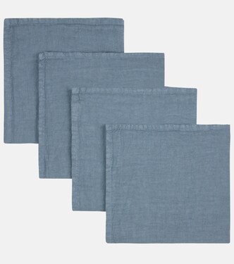 Set of four linen napkins | Once Milano