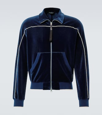 Cotton-blend velour track jacket | Tom Ford