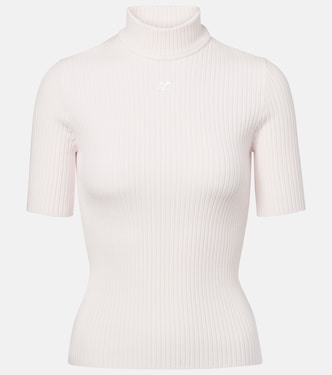 Reedition ribbed-knit top | Courrèges