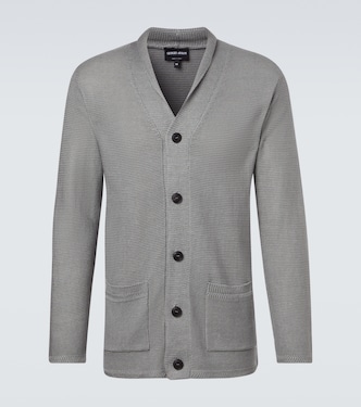 Linen-blend cardigan | Giorgio Armani