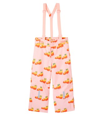 Printed ski salopettes | Tinycottons