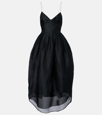Colette silk organza midi dress | Khaite
