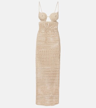 The Sound Of The Sea crochet maxi dress | Alanui