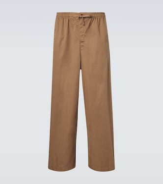 Cotton twill wide-leg pants | Lemaire