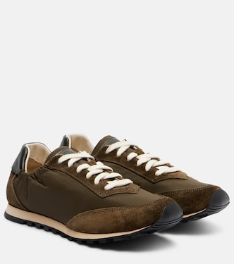 Slim Runner suede-trimmed sneakers | Le Monde Béryl