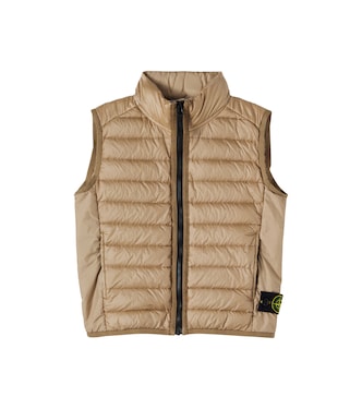 Compass down vest | Stone Island Junior