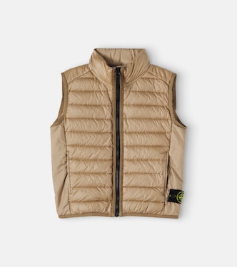 Compass down vest | Stone Island Junior